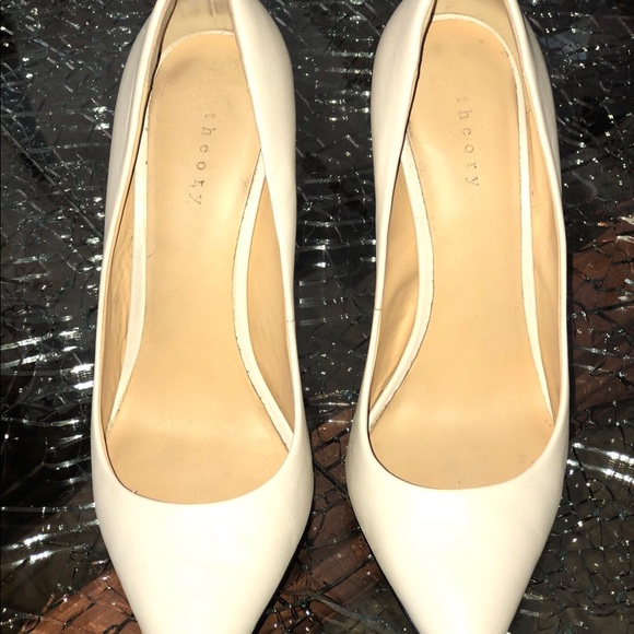 THEORY Nude Paloma Pumps - Picture 2 of 7